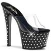 Pleaser - STARDUST701 Mules à talons - Chaussures de pole dance - Noir Product image